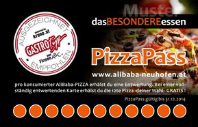 Pizzapass von Ali Baba Kebap-Pizza